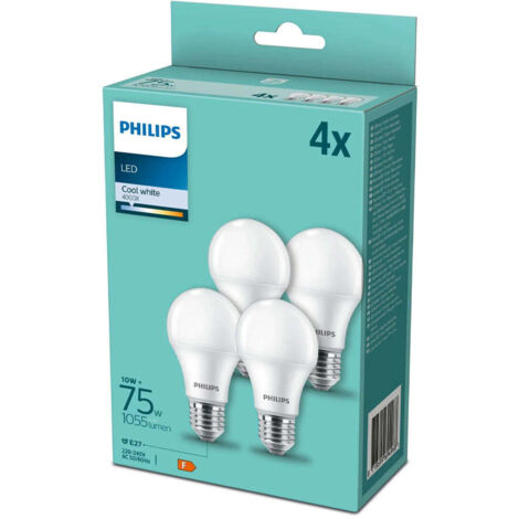 PHILIPS LED LAMPE E27 4ER SET 75W 4000K PHILIPS BY SIGNIFY 929002306604