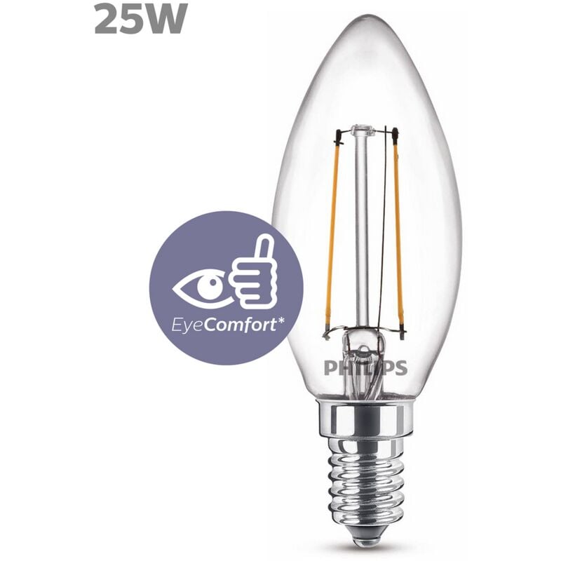 

Philips LEDclassic Lampe B35 2W ersetzt