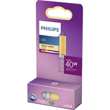 LED Philips Lighting LED Standard Brenner 871951430375100 G9 N/A Puissance: 3.5 W blanc chaud N/A