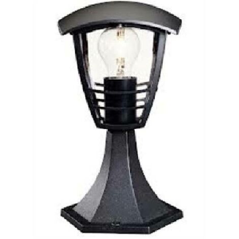 Philips Lighting Creek, Palo per Esterno, 30 cm, Attacco E27, Alluminio, Nero