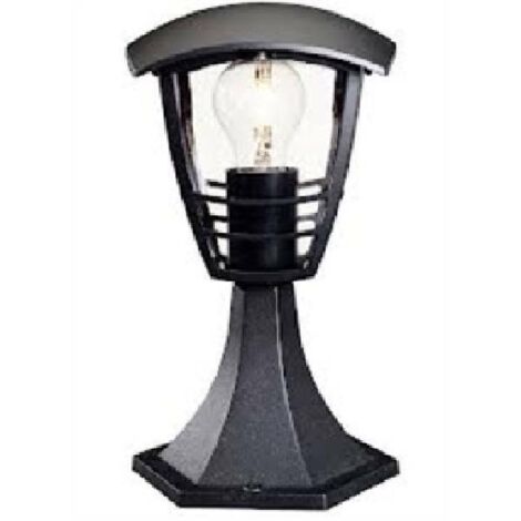 Philips Lighting Creek, Palo per Esterno, 30 cm, Attacco E27, Alluminio, Nero