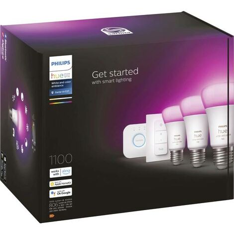 Philips Lighting Hue Lampadina LED 871951430154200 ERP: G (A - G) Hue White  Ambiance E27 Einzelpack Giant