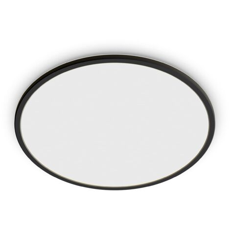Philips Lighting Lampada da Soffitto LED Superslim, Equivalente a 22W, 27K, IP20, Non Dimmerabile, Nero