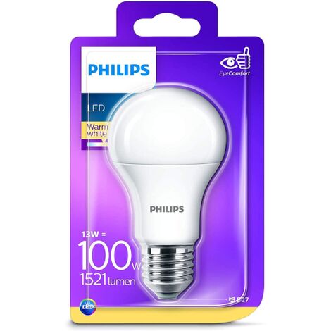 Lampadina LED, faretto, trasparente, luce naturale, 75W=680LM (equiv 80 W),  36° , PHILIPS