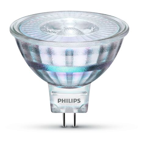 Philips Lighting Lampadina LED Classic Faretto GU5.3, 3 W, Bianco [Classe di efficienza energetica A+]