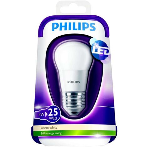 Philips Lighting LEDSF25SM Lampadina LED a Sfera Non Dimmerabile E27, Bianco, 4 W (25 W)[Classe di efficienza energetica A+]