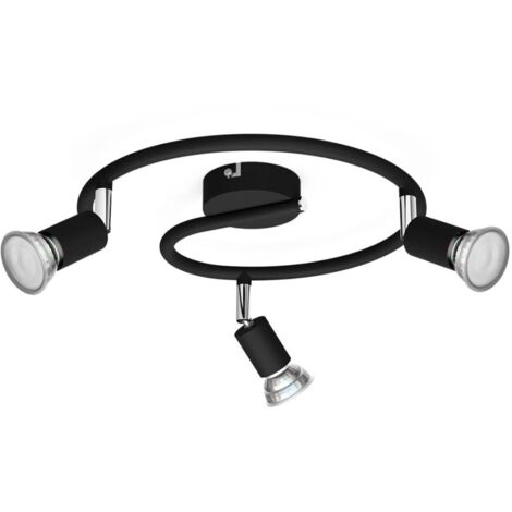 Philips Lighting Limbali Plate/Spiral Black 3x50w 230v