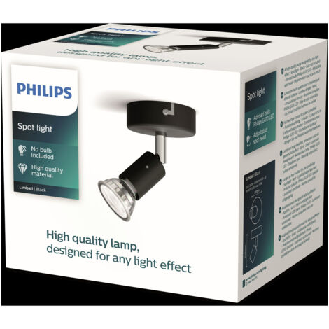 Philips Limbali 8719514465213 Deckenstrahler GU10 Schwarz