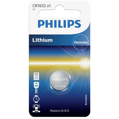 Philips Lithium 3.0V Knopfzelle CR1632