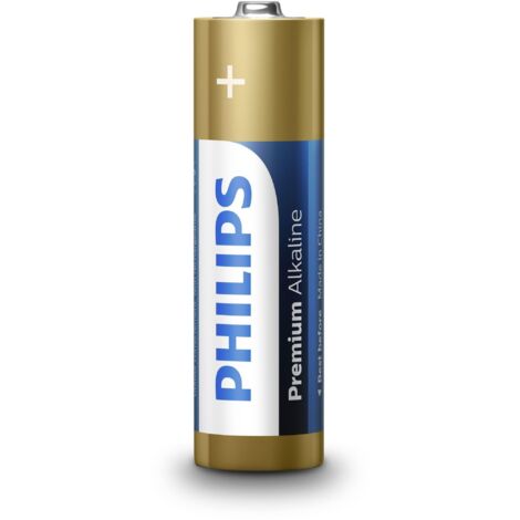 Philips LR6M4B 10 Batterie alcaline AA 1.5 V pack de 4