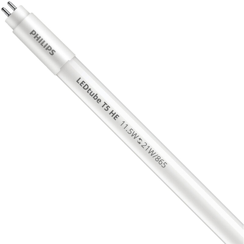 Philips - tube led T5 master (direct 230V) high efficiency 11.5W 1700LM - 865 lumière du jour 85CM - équivalent 21W