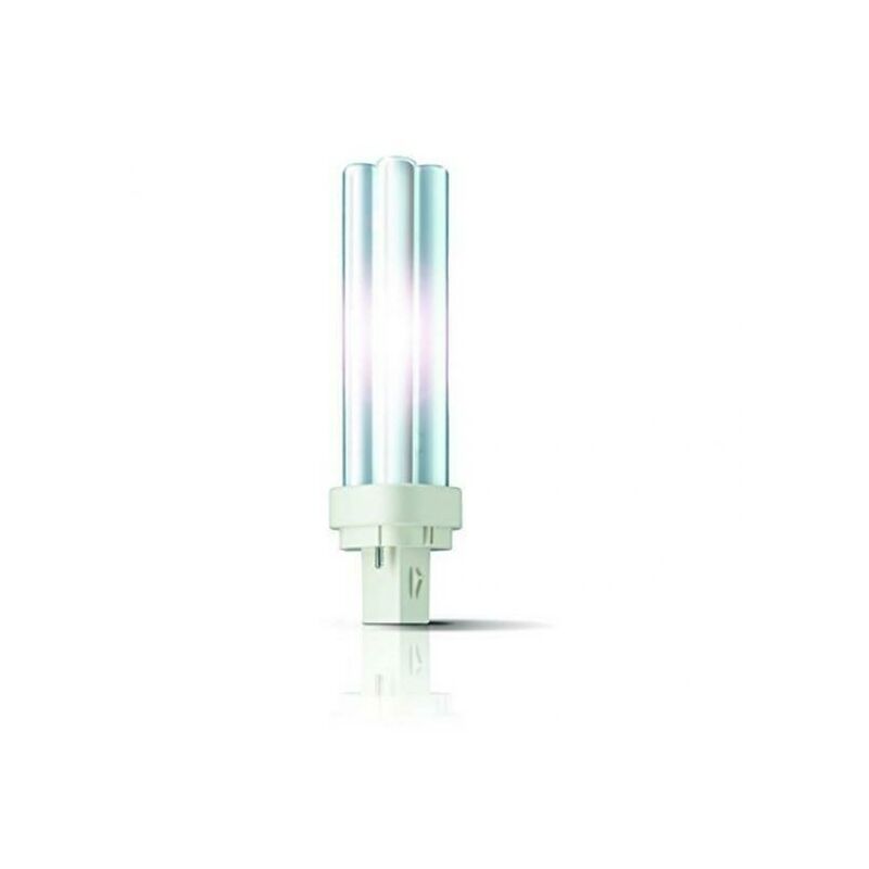 Image of Philips lampada fluorescente compatta senza alimentatore integrato master pl-c 18w/830 /2p 1ct/5x10box master pl-c 2pin 18 w