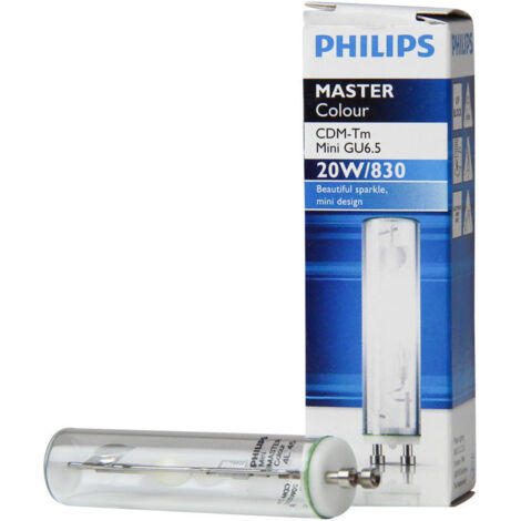 Philips MASTERColour CDM-Tm Mini 20W bianco caldo lampadina