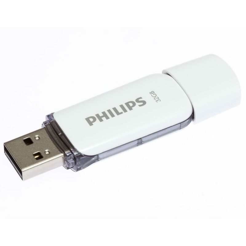

Memorias USB 2.0 Snow 2 unidades 32 GB blanco y gris - Multicolor - Philips
