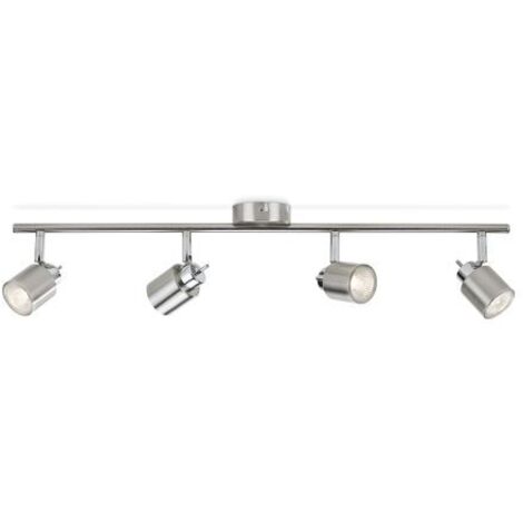 Philips MERANTI FARETTO 4 LUCI NICKEL IN METALLO CROMATO OPACO 4 LUCI 4X35 W 5031417E7