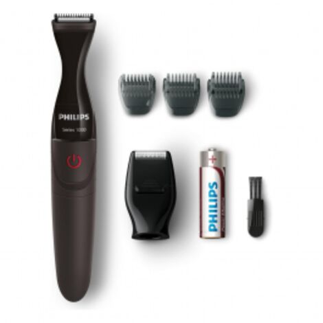 Philips MG1100-16 Multigroom Series 1000 Regolabarba di Precisione DualCut Nero