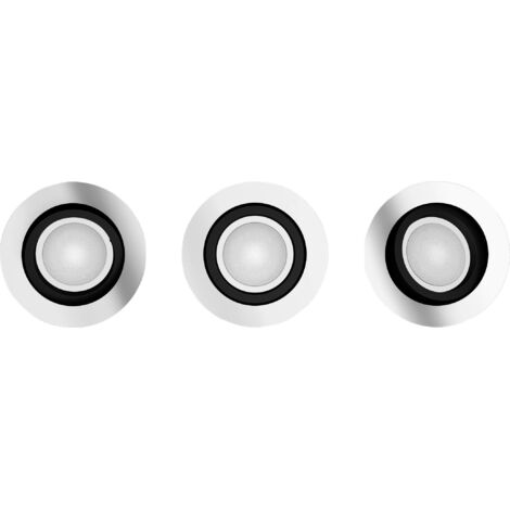 Philips Milliskin Spot d'intérieur Aluminium Lot de 3