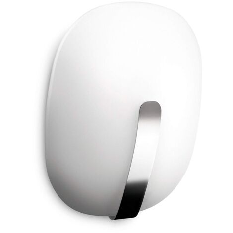 Philips Mindful Lampada da Parete in Vetro, Lampadina RE 16 W Inclusa, Cromo