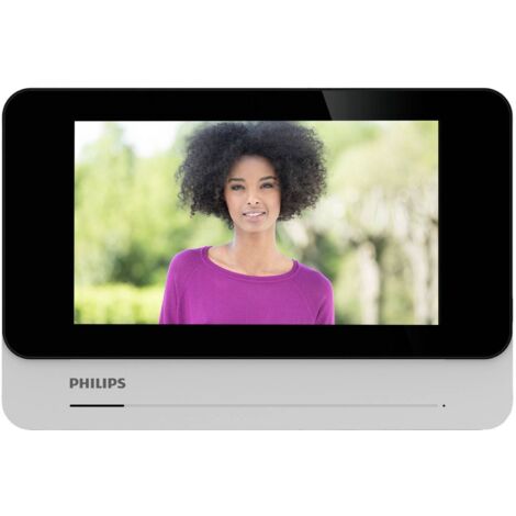 Philips – Moniteur vidéo Wi-Fi 7'' pour interphone WelcomeEye – Écran tactile – Installation rapide 2 fils – 531038