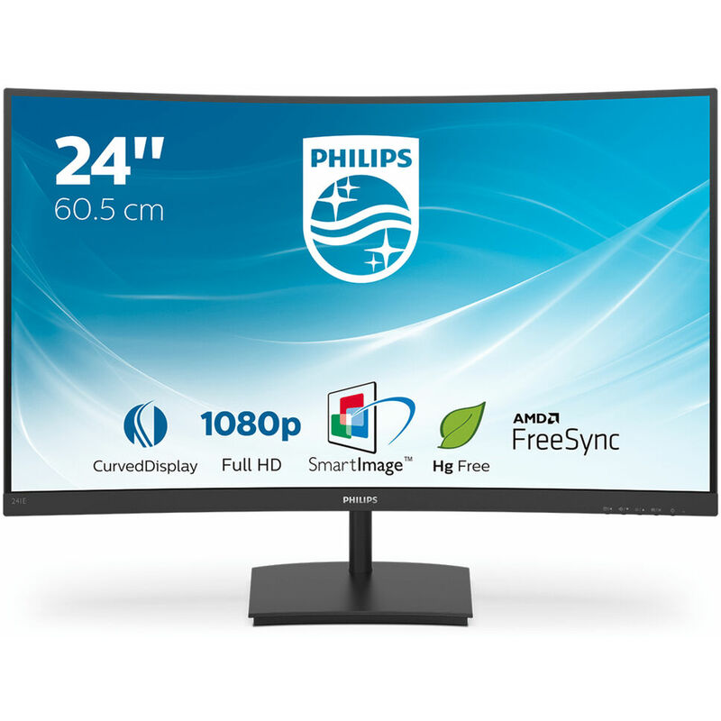 

Monitor 241E1SC/00 23,6' FHD LED - Philips