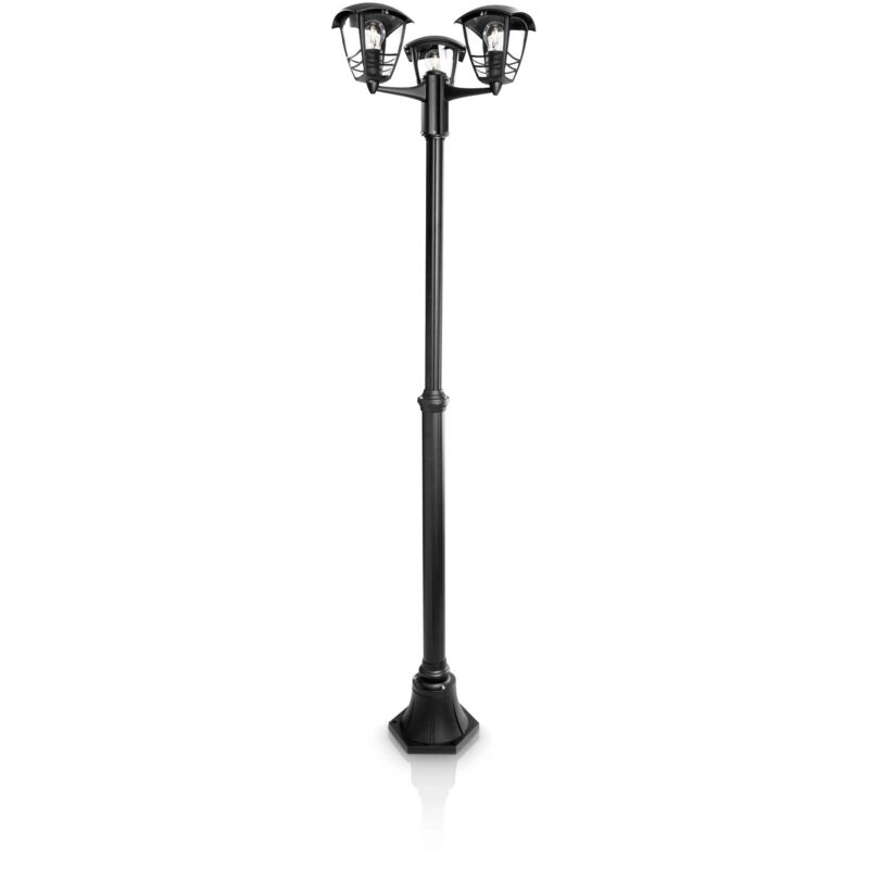 Lampadaire de jardin Creek noir 3x E27 Philips myGarden 15385/30/16