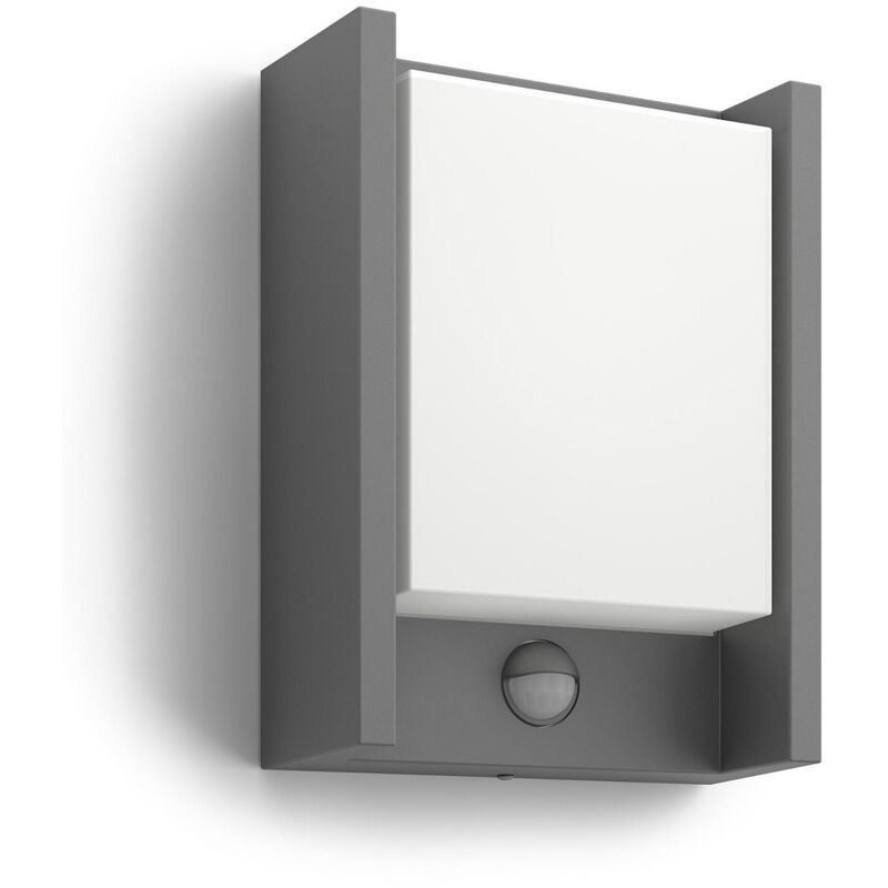 Applique extérieure myGarden Arbour led 4000K neutre anthracite 6W détecteur Philips