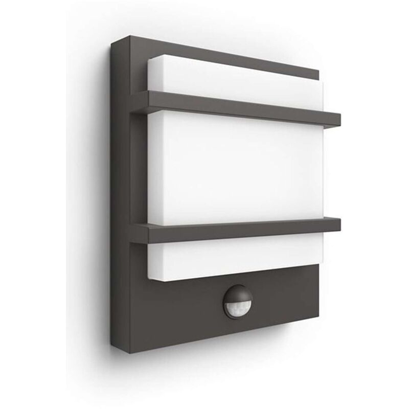 Applique extérieure led Petronia avec détecteur de mouvement ir 1739593P0 Philips