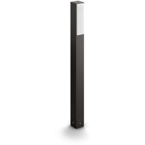 Philips myGarden - Lampada a colonna LED per esterni, altezza 77 cm, 4000 K, 9 W, antracite 915005378902