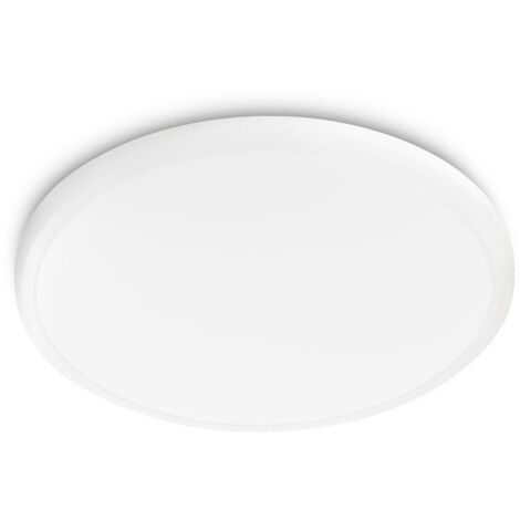 Philips Myliving Plafonnier LED Twirly Blanc 1x12W, 2700K, 7x29x29 cm, Blanc