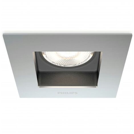 Philips myLiving Porrima Spot LED-verschlüsselbare 4,5-W-Chrommatte IP20 10 cm x 10 cm