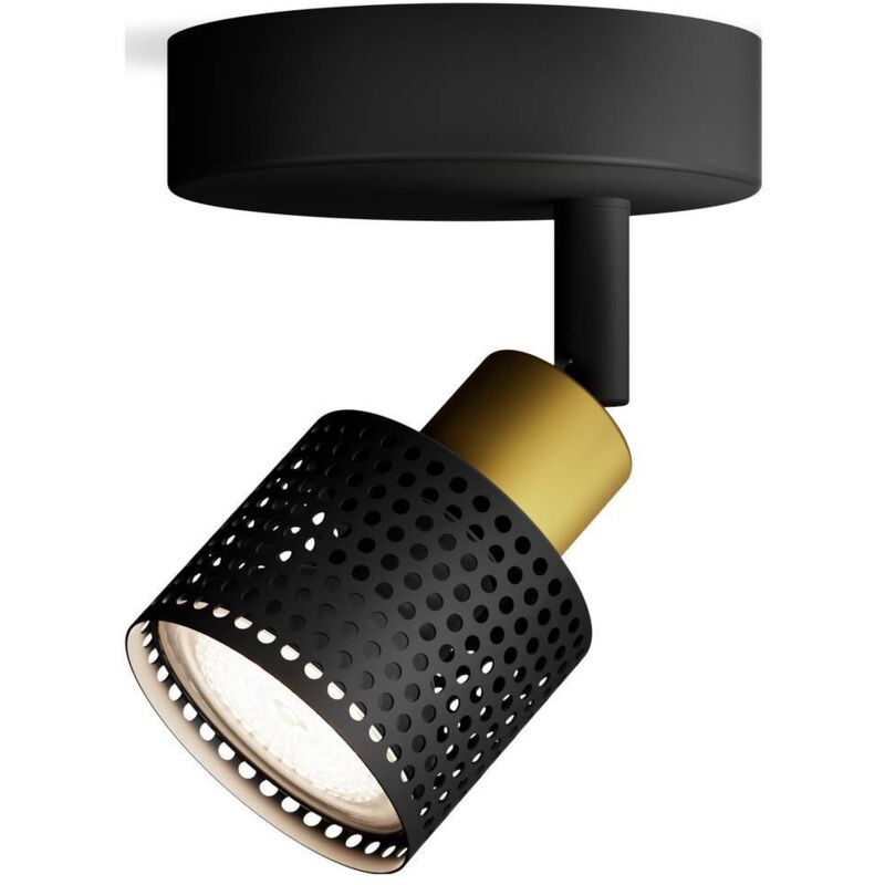 Philips Niall 8720169300071 Spot de plafond GU10 noir, or