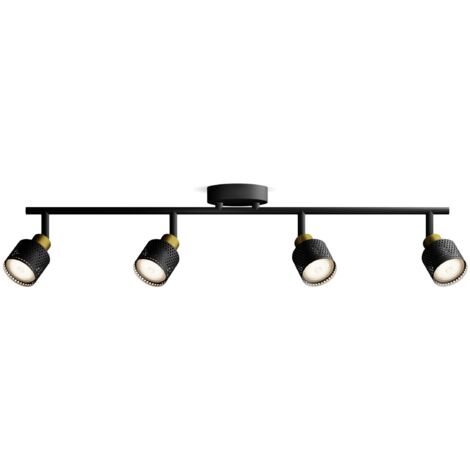 Philips Niall 8720169300132 Spot de plafond GU10 noir, or Y952263
