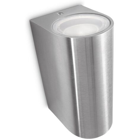 Philips Nightingale Lampada da Parete, Illuminazione Esterna per Giardino, 2 x 35 W, Inox