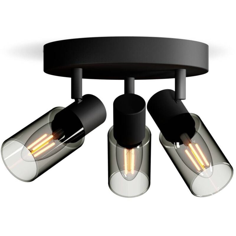 Philips - Palms 8720169299351 Spot de plafond E14 noir