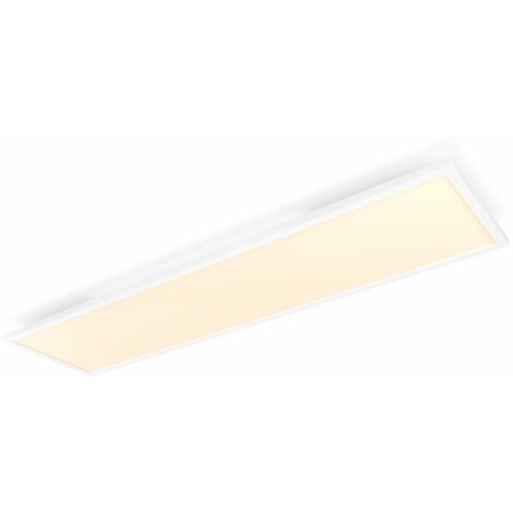 Philips panneau LED Ozziet SceneSwitch, 3 intensités, 2 zones d'éclairage, 18W, Blanc