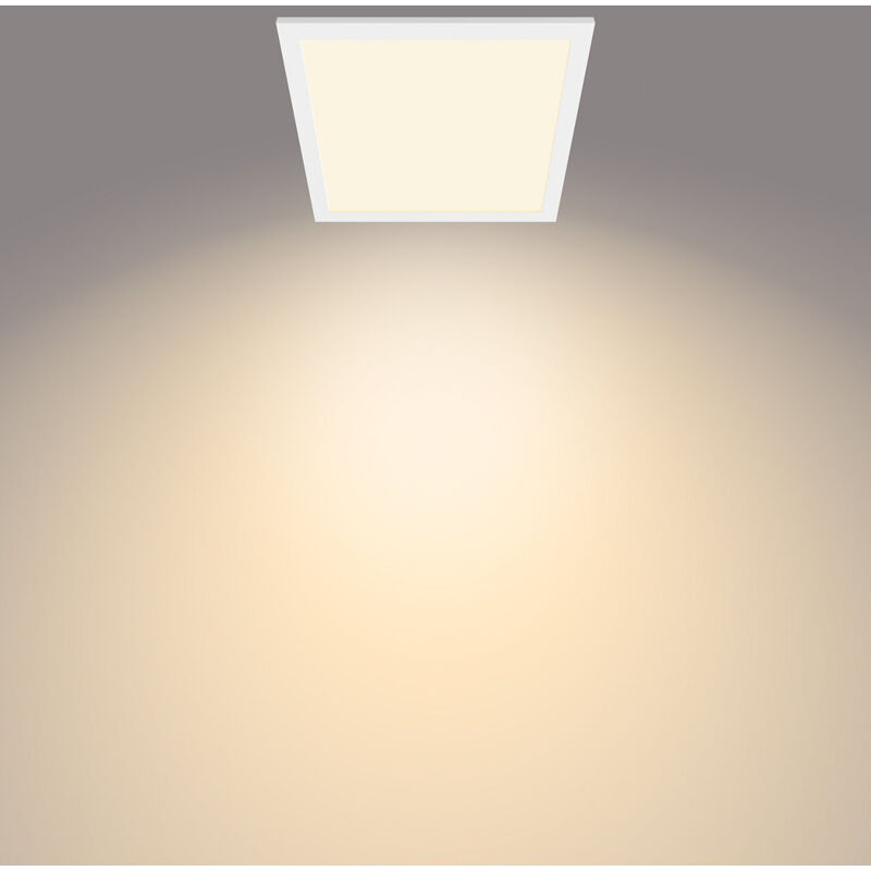 Philips - Panneau led Touch Sceneswitch 3 ambiances différentes, 12W, carré, Blanc