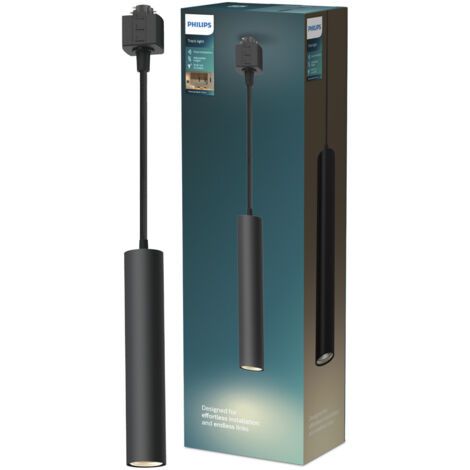 Philips Pendelleuchte 1er Pendel Paxie Easy Link schwarz Deckenleuchte