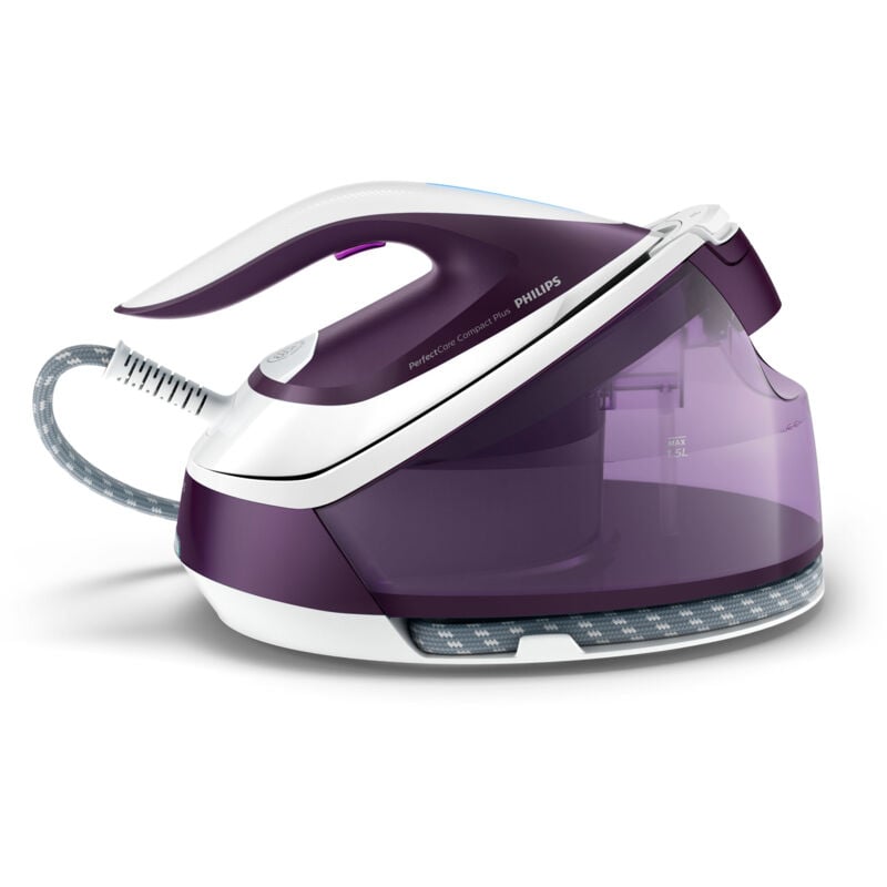 Image of PerfectCare Compact Plus GC7933/30 Ferro da stiro con caldaia 2400 w Viola, Bianco - Philips