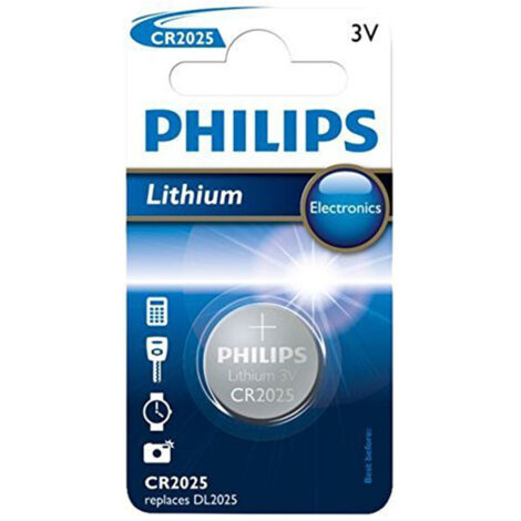 Philips Pile bouton CR 2025 3 V 1 pc(s) lithium Minicells Y131793