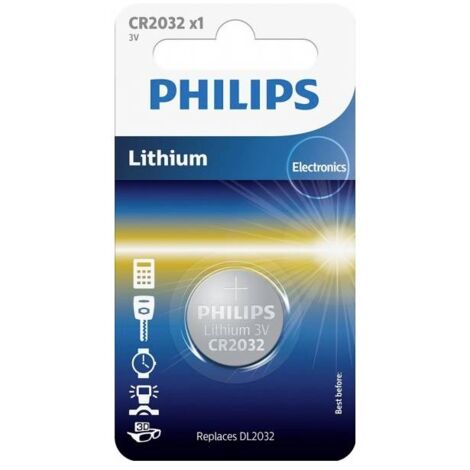 Philips Pile bouton CR 2032 3 V 1 pc(s) lithium Minicells Y131723