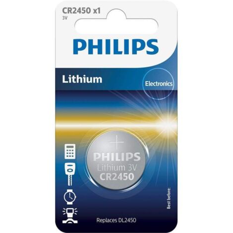Philips Pile bouton CR 2450 3 V 1 pc(s) lithium Minicells Y131743