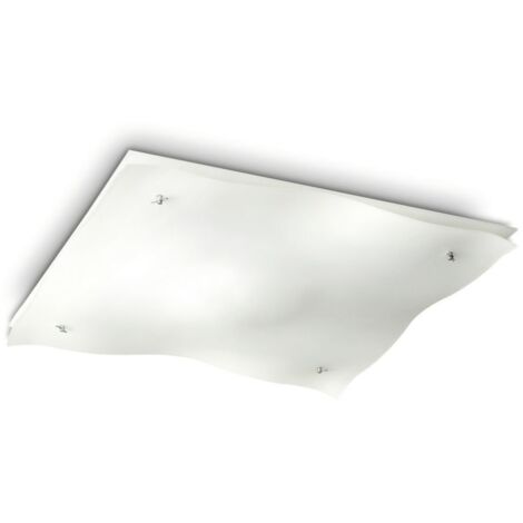 PHILIPS - PLAFONIERA VETRO SATINATO TIDES 2GX13 40W