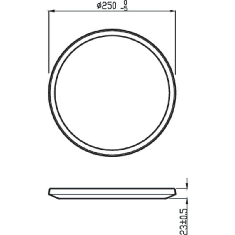 Philips plafonnier led superslim - 15w - blanc PHI8719514417953