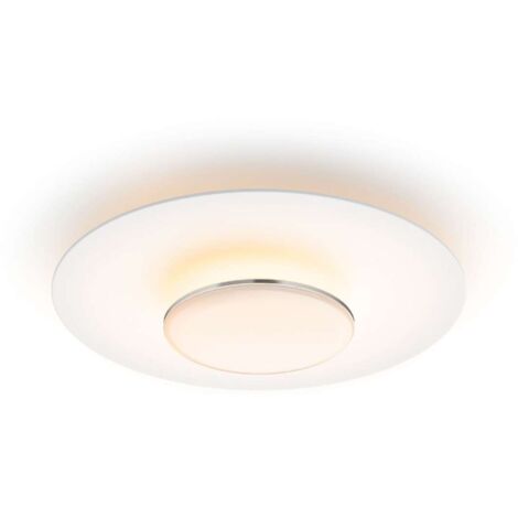 Philips – Plafonnier rond 28W avec télécommande sans fil – Température de couleur variable blanc chaud à blanc froid – Éclairage moderne pour intérieur