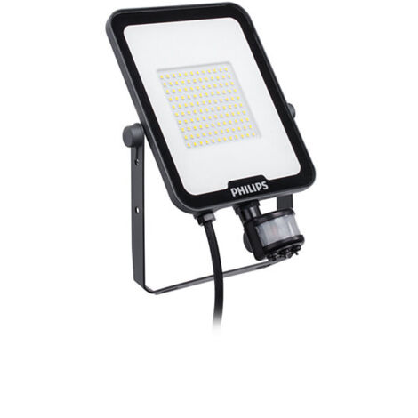 Philips – Projecteur à détecteur de mouvement 20W 3000K 2200lm IP65 IK07 – Éclairage extérieur résistant aux intempéries – Angle de 110° x 110°