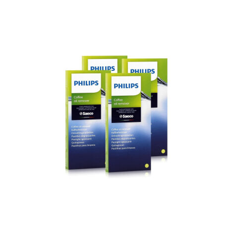 Philips Saeco CA6704/10 - Pack de 4 cajas de 6 pastillas desengrasantes de 1,6 g para cafetera