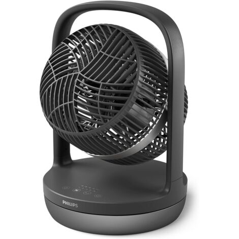 Philips Serie 3000 Ventilatore da tavolo CX3050/01, Flusso d'aria 738 m³/h, Ultra silenzioso 23db