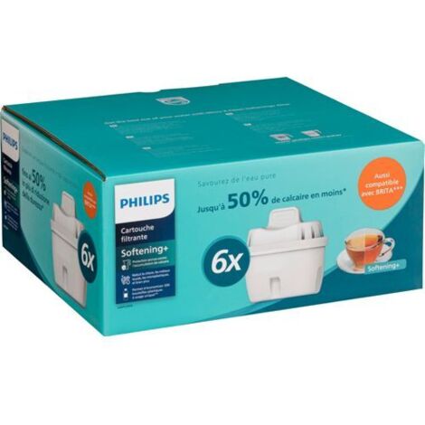 Philips Softening+ Wasserfilterkartuschen 6-pack