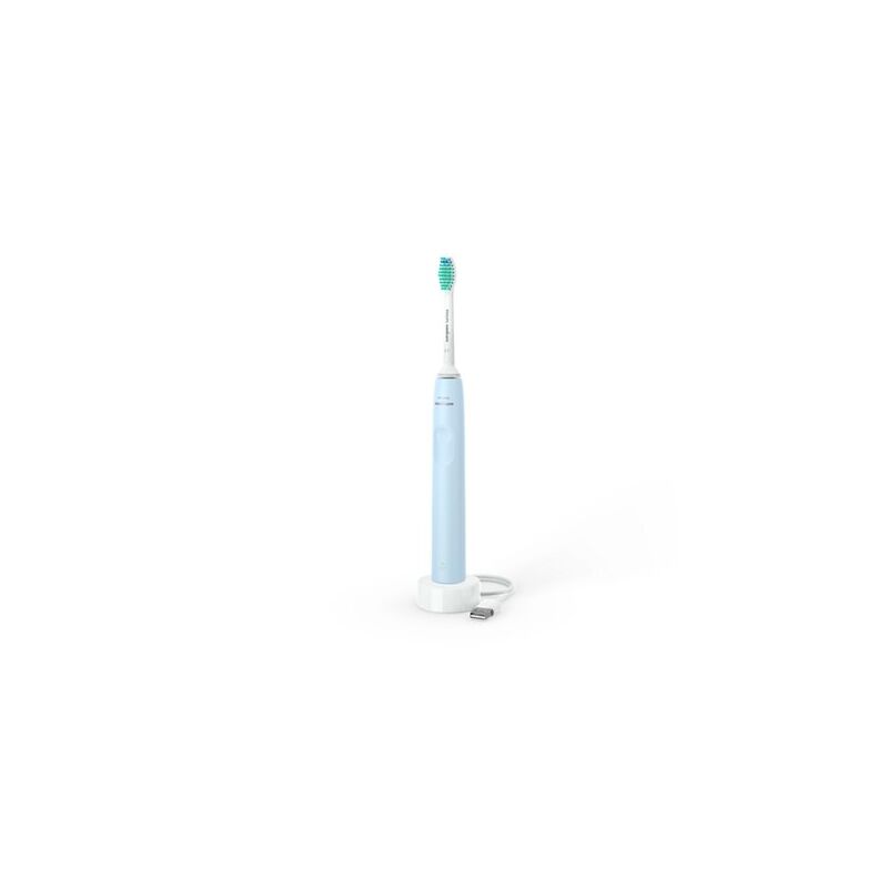 Philips - Brosse à dents électrique Sonicare HX3651/12, bleu clair - Rechargeable, destinée aux adultes. Compris