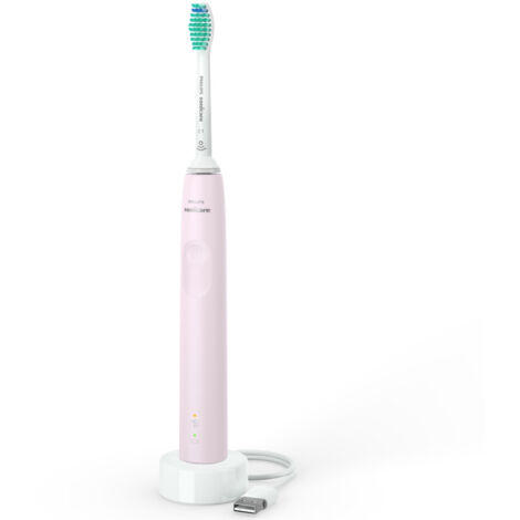 PHILIPS SONICARE HX3673 / 11 Series 3000 spazzolino elettrico (1 modalit?, 1 intensit?, rosa) + 1 testina + 1 custodia da viaggio